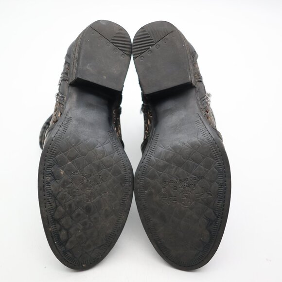 Circle G By Coral Boots Women's Size US 8 Western Bootie Zip Ankle Shoes - Picture 7 of 9